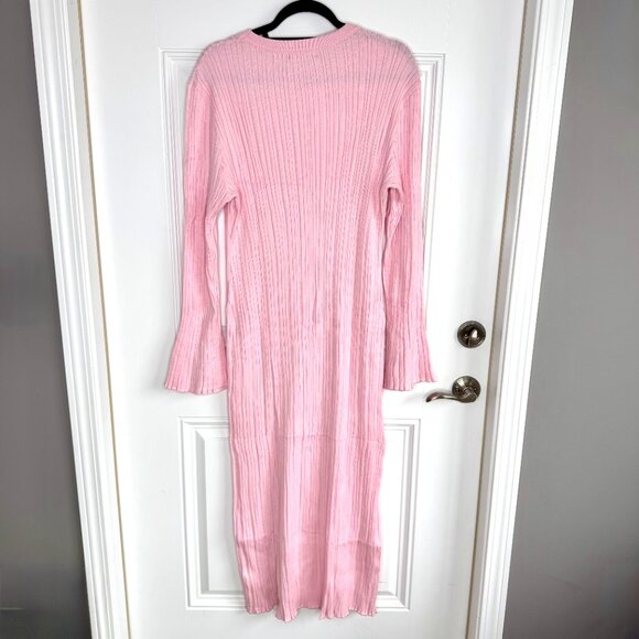 Pretty Garden Sweater Dress w Bell Sleeves NWT - Picture 5 of 12